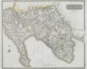 Survey Prints: County of Wigton or Shire of Galloway. Wigtonshire Stranraer. THOMSON 1832 map