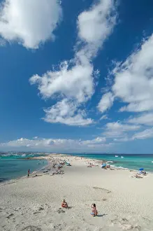 Absence Prints: Couple at the best beach in Europe (2015), Ses Illetes, Formentera, Ibiza