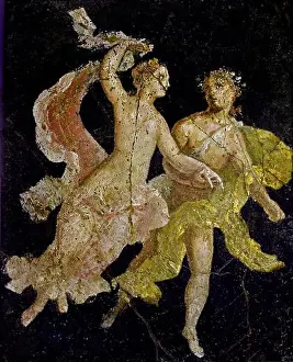 Luminous Prints: Couple in flight, 10-37 AD, Ariadne and Dionysus