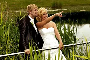 Mann Prints: Couple by the lake