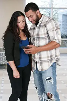 Texting Prints: Couple Texting