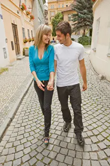 Heterosexual Prints: Couple walking