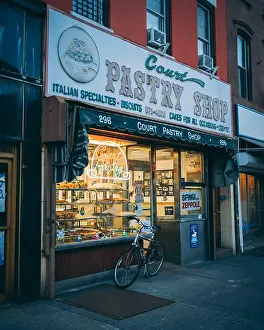 Wheel Prints: Court Pastry Shop vintage sign, Brooklyn, New York