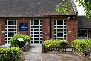 Farnborough Prints: Cove School, St Johns Road, Farnborough, Hampshire, UK