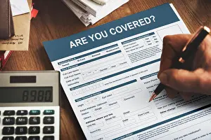 Conditions Prints: Are You Covered Insurance Application Concept