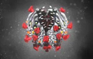Contagious Prints: Covid-19 Alien Concept