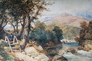 Early 20th Prints: Cox II David - on the Lledr