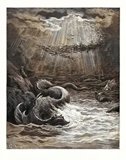 1870 Prints: The Creation of Fish and Birds