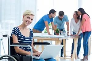 Mature Adult Prints: Creative business team in office