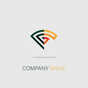 A creative logo for a company with its name