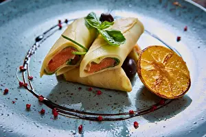 Stuffing Prints: Crepes with smoked salmon