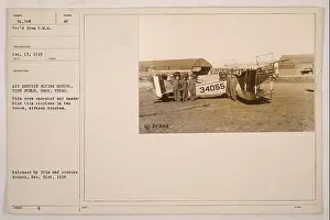 Ground Crew Prints: 'Crew operating and assembling an airplane in two hours