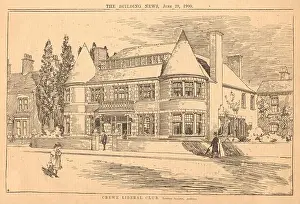 Working Prints: Crewe Liberal Working Mens Club, Gatefield Street. Larner Sugden, Architect 1900