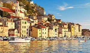 Images Dated 21st October 2012: Croatia - Sibenik, historic town on the coast of Croatia, central Dalmatia (UNESCO)
