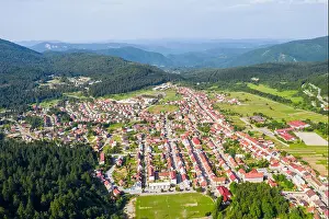 Panorama Peak Prints: Croatia, town of Delnice in Gorski kotar