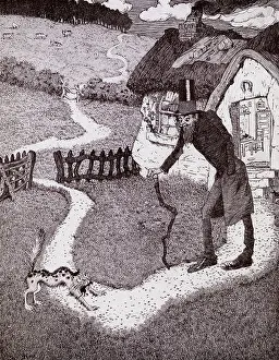 Crooked Prints: There Was A Crooked Man From the picture by Sidney H Sime from the book Princess Marie Josés Childrens Book published
