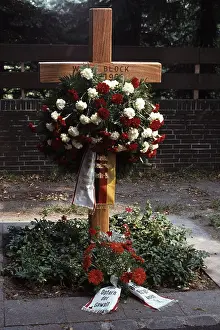 Cold War Prints: Cross to Willi Block at the Berlin Wall - Staaken, Berlin in 1979