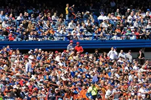 Crowd at Yankee Stadium, home of the New York Yankees baseball team