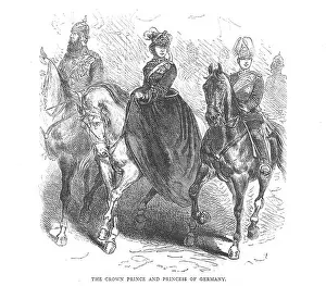 Princess Royal Prints: The Crown Prince and Princess of Germany, following the end of the Franco-Prussian War