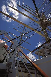 Cruise Ship Prints: Cruises, Clipper Ships, Royal Clipper, rigging