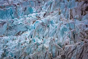 Magdalensfjorden Prints: cruising in the Arctic in the Magdalensfjord on Svalbard along a glacier