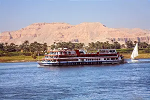 Liner Prints: Cruising on the Nile near to Luxor