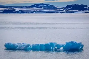 Kolony Prints: cruising on Svalbard between Spitsbergen and Nordaustlandet anlong with some small icebergs