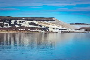 White Glacier Prints: cruising through the wonderful Arctic along glacier between Nordaustlandet and Spitsbergen
