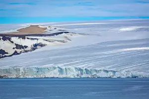 White Glacier Prints: cruising through the wonderful Arctic along glacier between Nordaustlandet and Spitsbergen