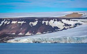 White Glacier Prints: cruising through the wonderful Arctic along glacier between Nordaustlandet and Spitsbergen