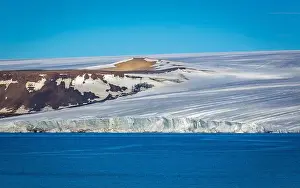 White Clouds Prints: cruising through the wonderful Arctic along glacier between Nordaustlandet and Spitsbergen
