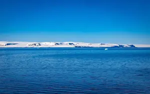 White Clouds Prints: cruising through the wonderful Arctic along glacier between Nordaustlandet and Spitsbergen