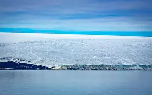 White Clouds Prints: cruising through the wonderful Arctic along glacier between Nordaustlandet and Spitsbergen