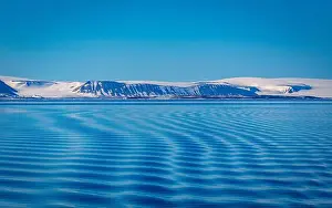 White Clouds Prints: cruising through the wonderful Arctic along glacier between Nordaustlandet and Spitsbergen