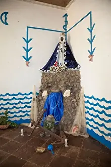Trinidad Prints: Cuba, Trinidad. Yemalla Shrine