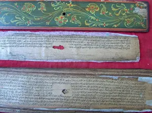 Religious Text Prints: The Cullavagga manuscript, held at the Colombo National Museum