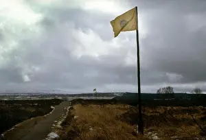 Gloomy Prints: Culloden Moor Scotland Battlefield Flag