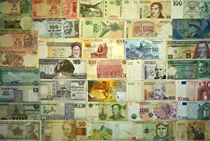Wall Street Prints: Currency notes from the world