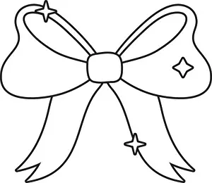 Brightly Prints: cute bow ribbon line style icon vector illustration design