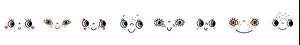 Childish Prints: Cute hand drawn vector cartoon faces