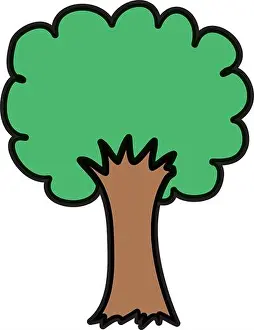 Palmtree Prints: cute tree drawing icon