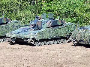 Armored Prints: The CV90 tank, displayed during the 2012 Army Open Day in Oirschot