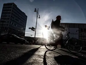 Feet Prints: Cyclists on the road