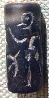 Impression Prints: This cylinder seal and its modern impression depict a bird