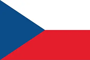 Proportion Prints: Czech Republic flag, official colors and correct proportion, vector illustration