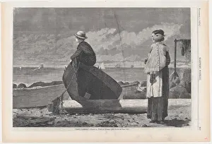 National Gallery Of Art Prints: 'Dad's Coming!' - Drawn by Winslow Homer (Harper's Weekly)