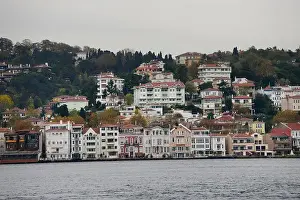 Colorful Buildings Prints: Dadyan yalisi in Sariyer, Istanbul, Turkey