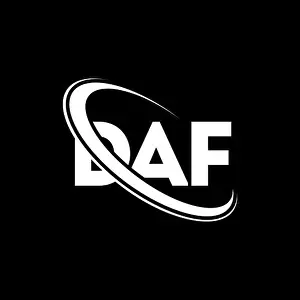 Company Vector Vectors Prints: DAF logo. DAF letter. DAF letter logo design