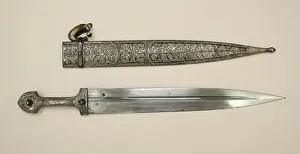 Dagger Prints: Dagger (Kindjal) with Scabbard, dated A