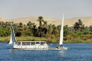 Nile River Prints: Dahabiya Egypt North Africa
